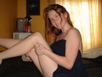 Red haired teen girl