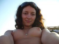 Nude Russian babe posing