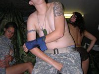 Army babes are ready