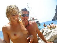 Naked chicks on the beach