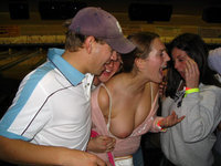 Kinky college babes partying