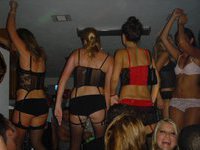 Kinky college babes partying