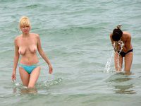 Lots of nude wet chicks