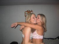 Lesbian GFs licking pussies