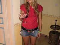Pretty amateur blonde exposed