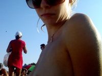 Pretty amateur blonde Anna exposed