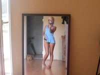 Blond amateur MILF private pics