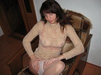 Brunette amateur wife exposed