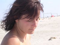 Amateur GF naked at beach