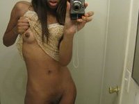 Ebony amateur girl nude self pics