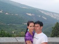 Amateur couple at summer vacation