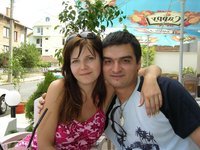 Amateur couple at summer vacation