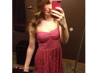 Pretty amateur teen GF showing her small tits