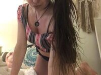 Teen amateur GF nude posing and cock sucking