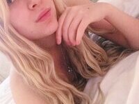 Young blond webcam model