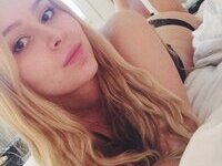 Young blond webcam model