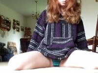 Redhead amateur teen GF selfies collection