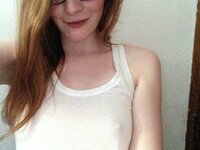 Amateur girl love showing her small tits