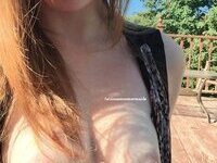 Amateur girl love showing her small tits