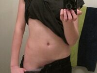 Skinny amateur GF with small tits