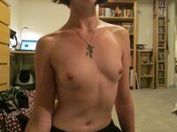 Skinny amateur GF with small tits