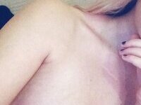 Petite young amateur blonde exposed