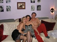 Swinger fun for two amateur couples