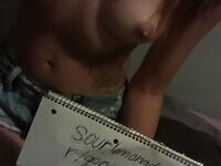 Redhead amateur camwhore exposed herself