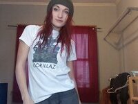 Redhead amateur camwhore exposed herself