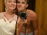 Real amateur couple share private pics from summer vacation