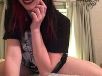 Red emo webcam slut