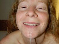 Redhead amateur wife fucked in all holes