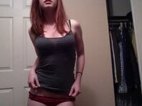 Sweet young amateur girl looks very seductive