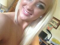 Blonde amateur babe exposed