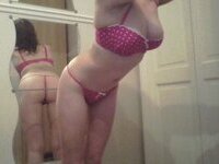 Pretty amateur wife teasing at home