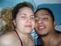 Interracial amateur couple exposed