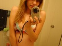 Teenage amateur GF selfies and sex