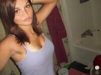 Teenage amateur couple private pics