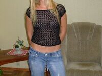Pretty amateur blonde wife exposed
