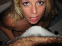 Kinky amateur blonde MILF hot sexlife pics