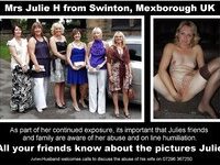 Julie H from South Yorks UK slut wife pics collection