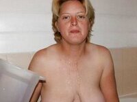 Chubby blond slut Jacqueline sexlife pics collection