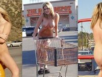 Slut Nancy nude in Public
