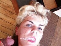 Cumshots and Facial for Coco the Slut
