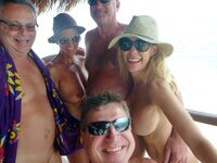 Sexy amateur MILFs at summer vacation