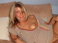 Sex with hot blond MILF