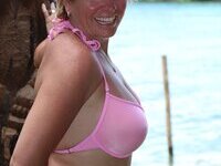 Sexy busty amateur MILF love showing her boobs