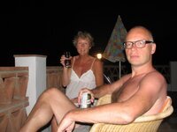 Mature amateur couple at summer vacation