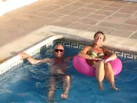 Mature amateur couple at summer vacation