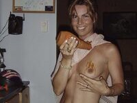 Brunette amateur wife private nude pics